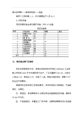 汽车零配件项目可行性研究分析报告